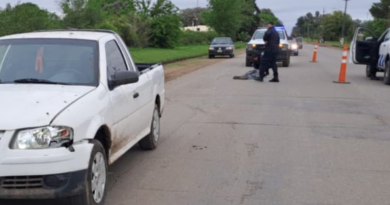 Una joven de 20 años resultó herida tras ser atropellada en la Ruta 51