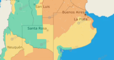 Ramallo pasa de alerta amarilla a naranja por tormentas durante este miércoles